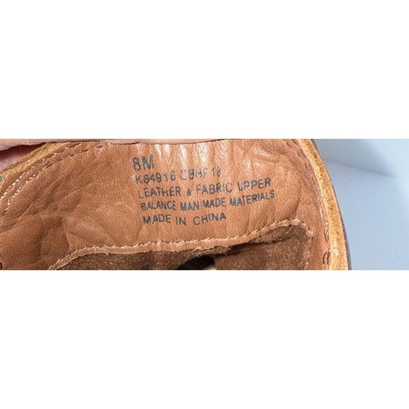 Kork Ease Albin Ankle Boot Pull On Brown Leather Bootie Chelsea Chunky Heel 8.5 - Picture 10 of 15